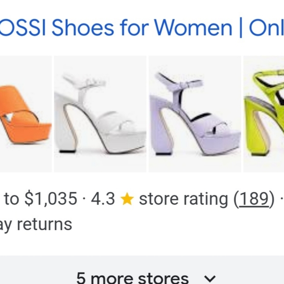 NDS Women's SI Rossi Purple Leather Sandals Pump Heels Size 4.5 US - Picture 11 of 16